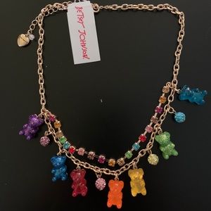 Betsey Johnson gummy bear necklace